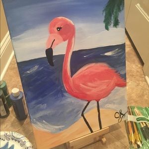 Flamingo Painting